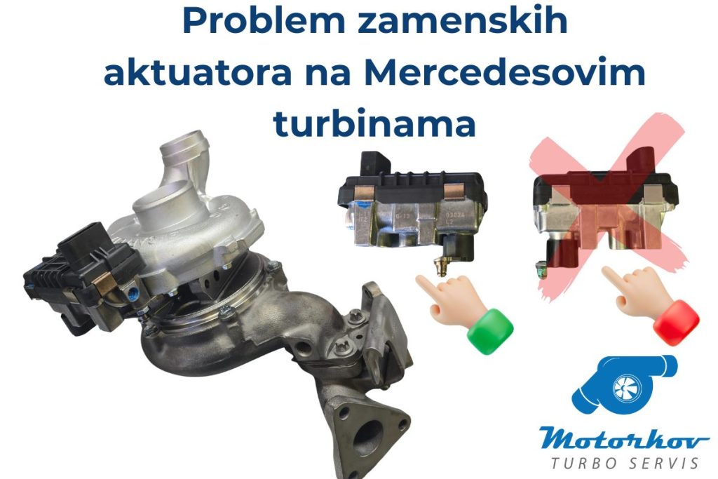 Problem zamenskih aktuatora na Mercedes OM642 turbini