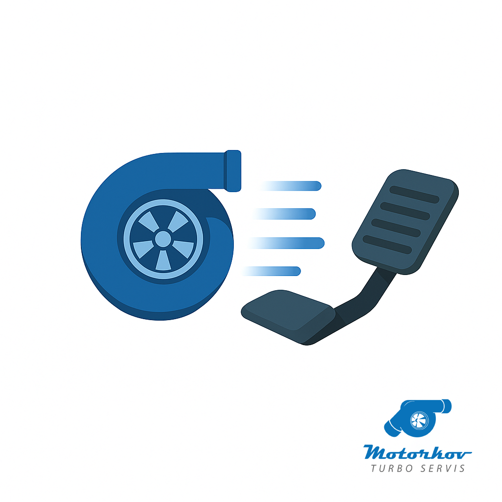 Slab odziv na gas – kvar turbokompresora