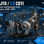 1.3 MJTD i 1.3 CDTI preventivno održavanje turbine, EGR sistema i DPF filtera
